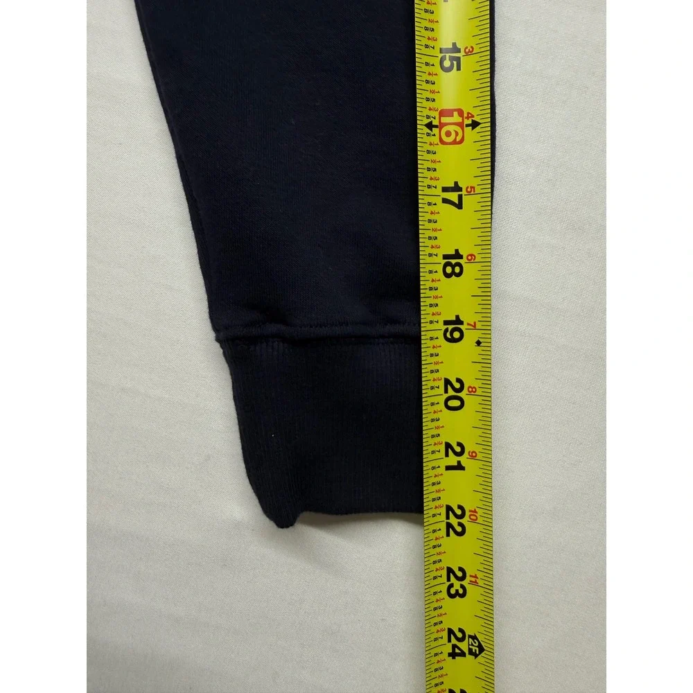 The North Face Hoodie Medium Navy Logo Pullover Sweatshirt Casual Outdoor